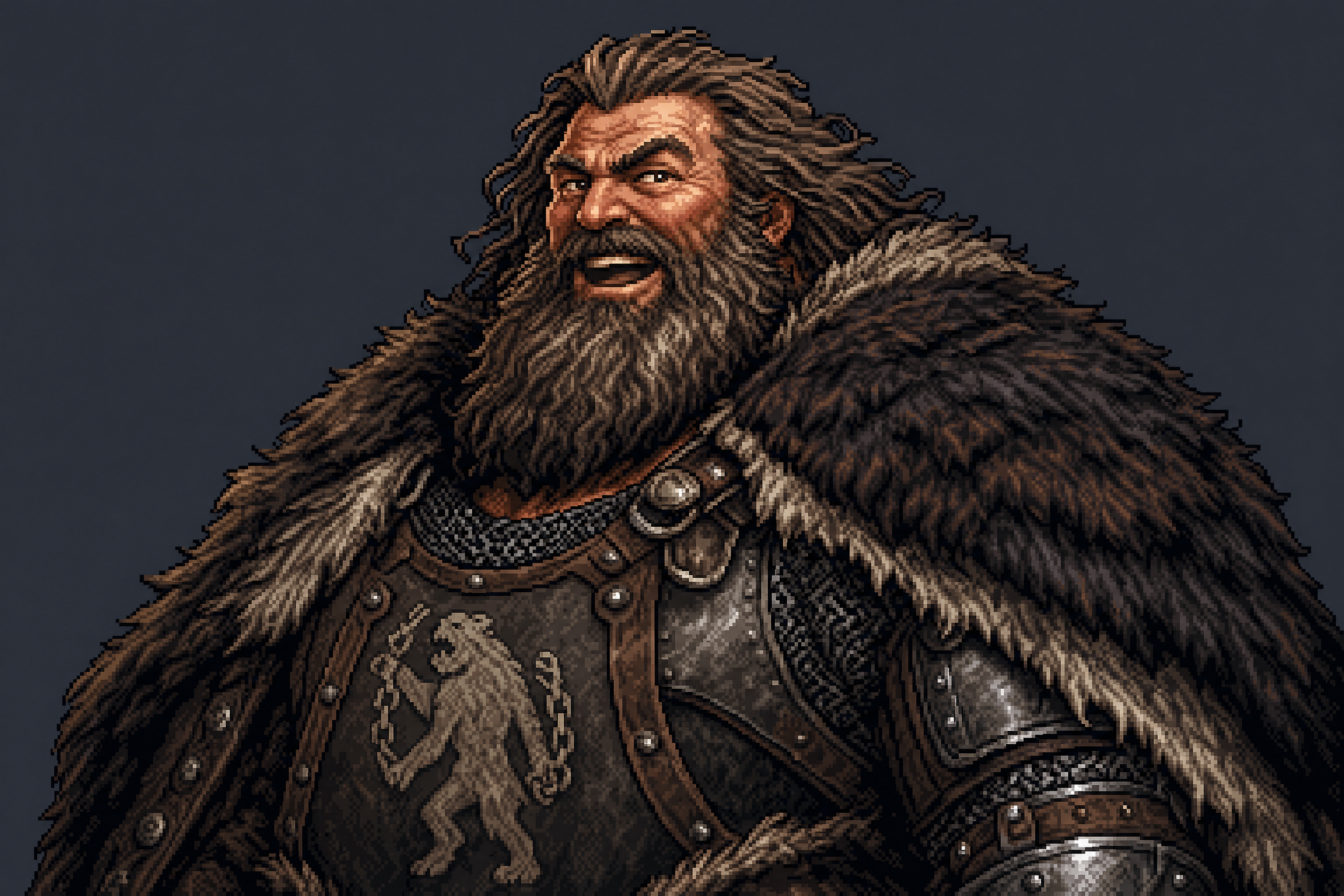 Portrait of Greatjon Umber